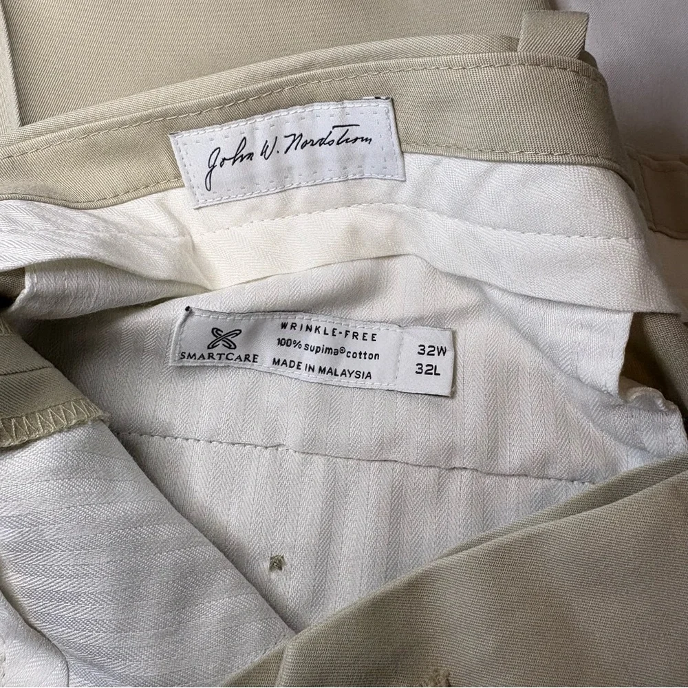 John W. Nordstrom NWT‎ Men's Khaki Chinos 32W 32L